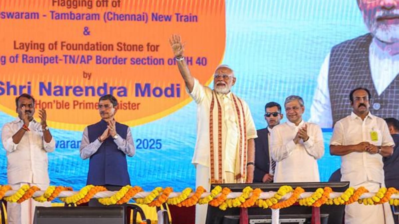 In Tamil Nadu, PM Modi says some ‘cry’ over funds despite increased allocation by Centre