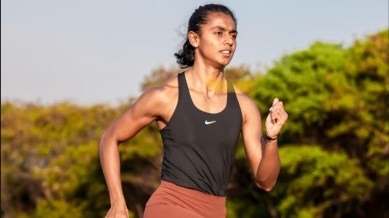 Priya Mohan during a training session. (Special Arrangement)