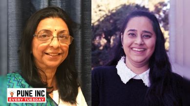 Dr Asha Kembhavi (left) and Dr Ria Deshpande of the Probiotic startup Jinsei Bioscience Pvt Ltd.