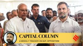 Rahul Gandhi and Kharge Congress AICC session Gujarat