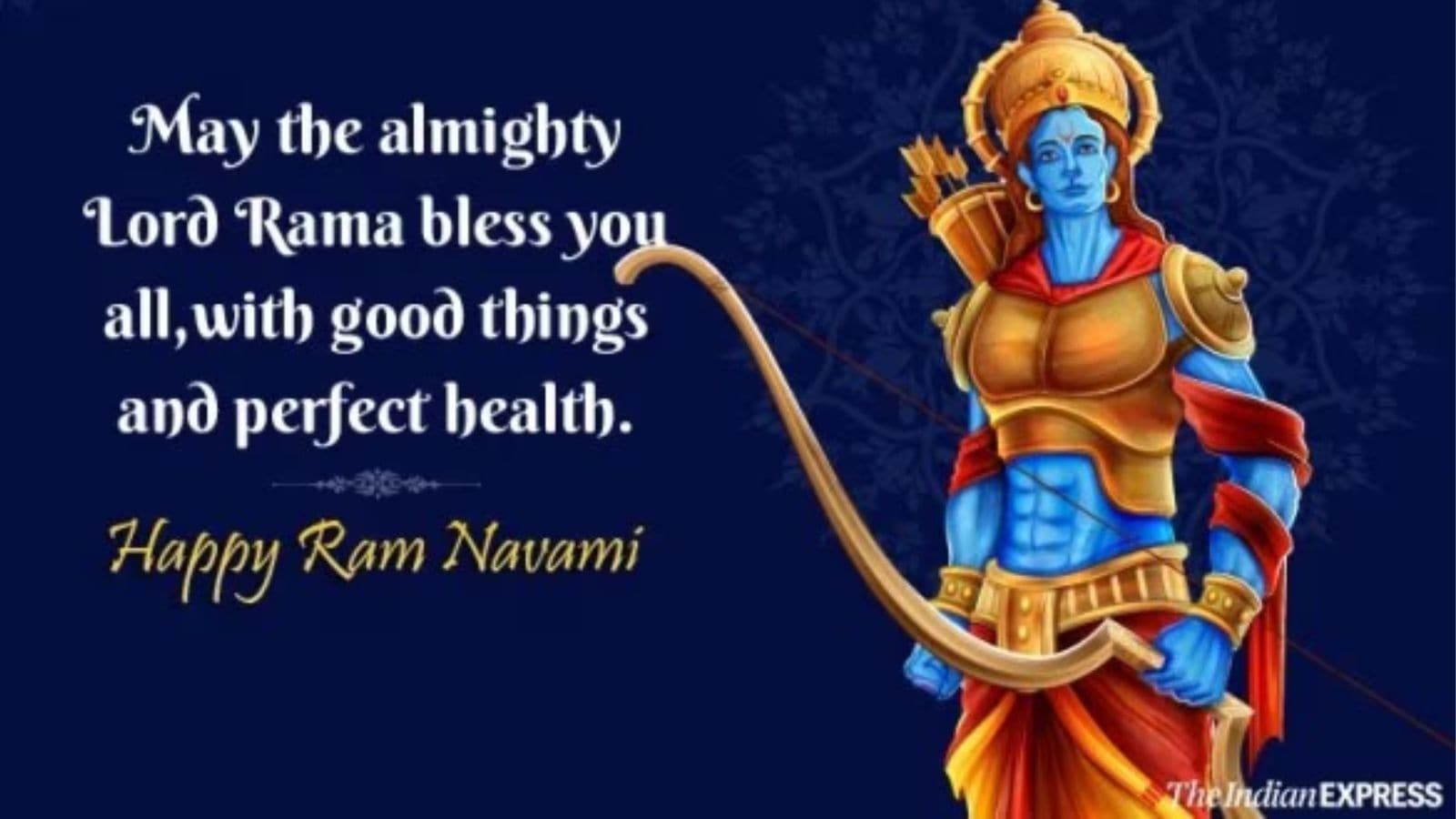 May Lord Ram bless you with happiness, prosperity, and success in all aspects of life. Happy Ram Navami 2025.