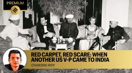 Richard Nixon, history eadline, JD Vance Akshardham temple visit, Akshardham temple, Taj Mahal, JD Vance, Narendra Modi, James David Vance, US government, Dwight D Eisenhower, india us ties, india us relations, Indian express news, current affairs