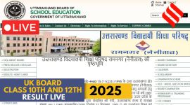 Uttarakhand Board Class 10th and 12th Result 2025 LIVE: Check all the Updates
