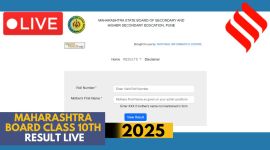 Maharashtra board 10th Result 2025 LIVE: Check all the details