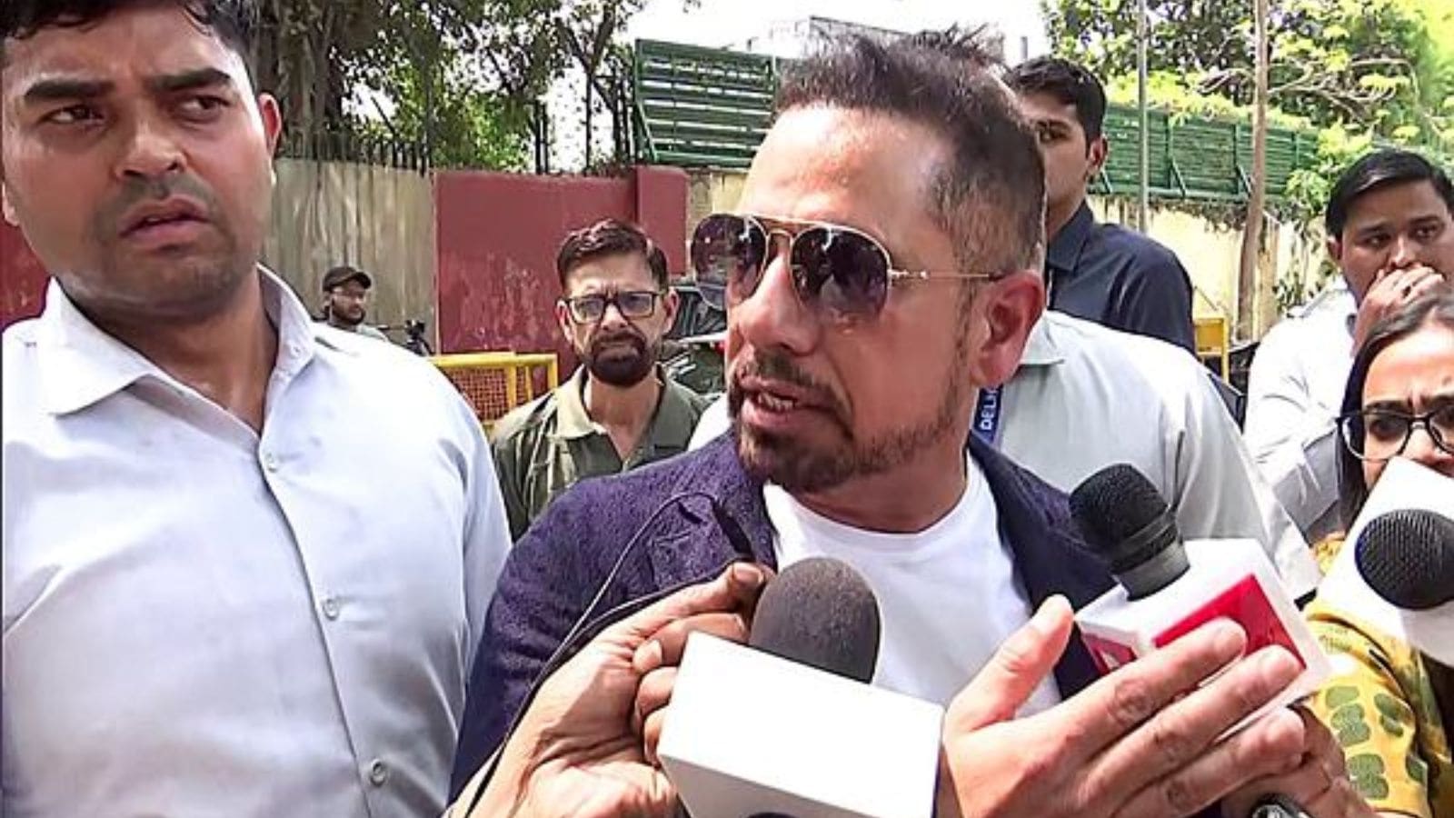Robert Vadra questioned by ED for 6 hours in Haryana land deal case, summoned again tomorrow | India News