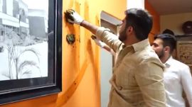 After smearing cow dung on the walls of Vatsala’s office, Khatri posted about the action on X, saying that he and his supporters had gone to “help” the principal by plastering her office in the same material.