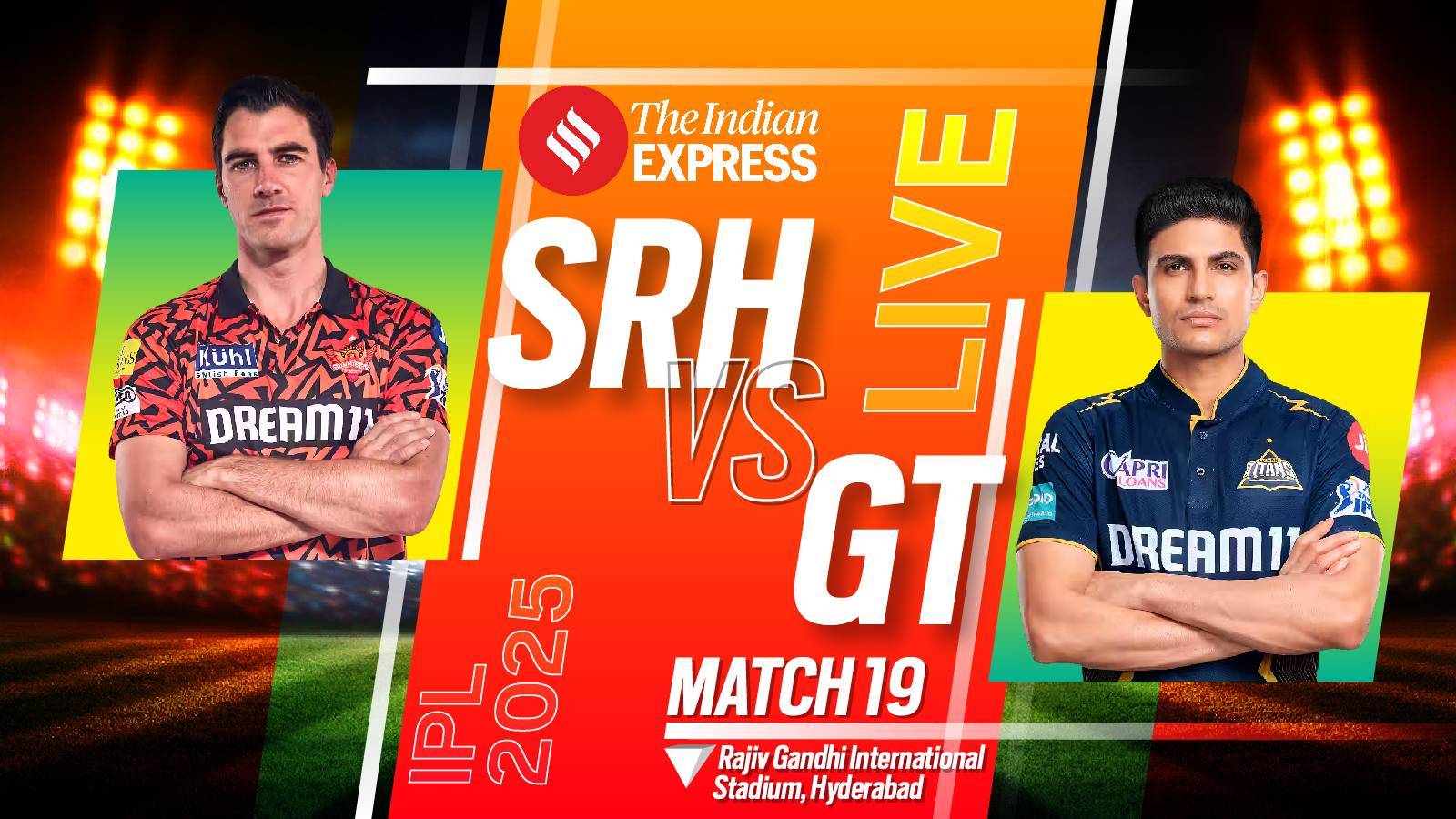 SRH vs GT Live Score, IPL 2025 Live Cricket Score Online Today Match ...