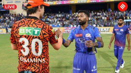 IPL Match Today, SRH vs MI LIVE: Hardik Pandya's Mumbai Indians visit Rajiv Gandhi International Stadium tp face Sunrisers Hyderabad. (Sportszpics)