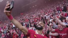 Mohamed Salah selfie Google