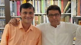 In an open letter to Bhagwat, MNS leader Sandeep Deshpande (left) claimed that the “imposition of Hindi language will lead to division within communities”.