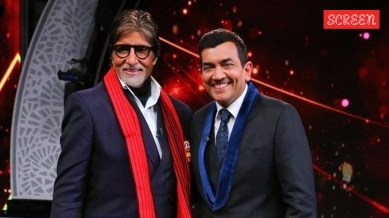 Amitabh Bachchan and Sanjeev Kapoor