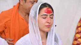 Sara Ali Khan recently visited the Kamakhya Temple