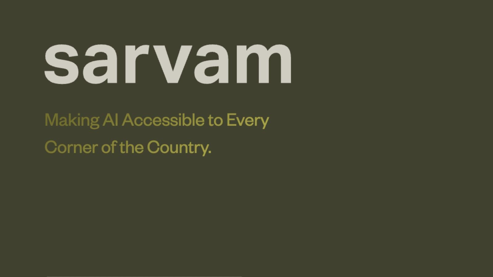 Sarvam AI will develop India’s first sovereign LLM with reasoning, voice support, and multilingual capabilities under the IndiaAI Mission. (Image: Sarvam)