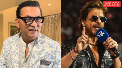 Shah Rukh Khan and Abhijeet Bhattacharya