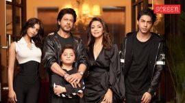 Shah Rukh Khan, Gauri Khan, Aryan Khan, Suhana Khan, and AbRam Khan