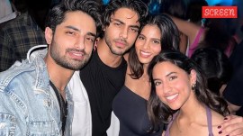Suhana Khan and Aryan Khan's night out with cousins Arjun and Alia Chhiba