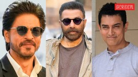Sunny Deol, Shah Rukh Khan and Aamir Khan.