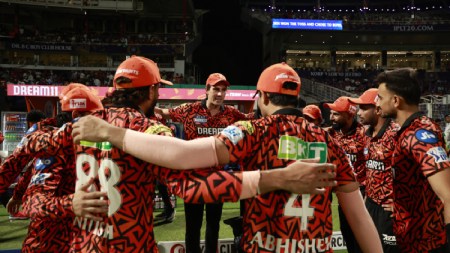 Sunrisers Hyderabad players in action during IPL 2025. (Sportzpics for IPL)