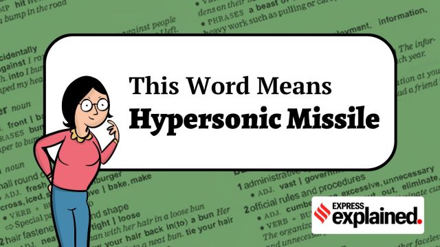 Hypersonic missiles travel at a speed Mach 5, or at least five times the speed of sound in the upper atmosphere