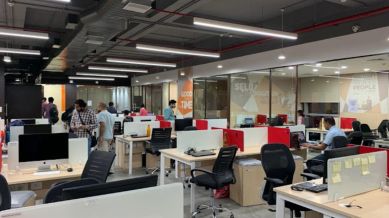 The most searched company by Indian professionals over the past year was Meta.