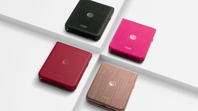 The Motorola Razr 60 Ultra comes in four unique finishes.