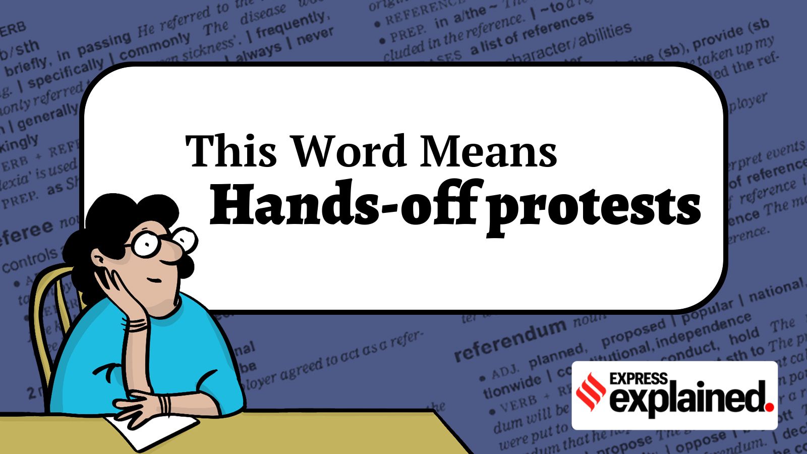 This Word Means: Hands-off protests