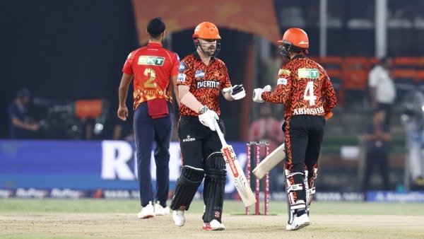 Sunrisers Hyderabad openers Travis Head and Abhishek Sharma in action during IPL 2025 match against Punjab Kings. (Sportzpics for IPL)