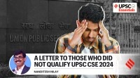upsc cse results 2024 , letter for aspirants who did not qualify, plan b