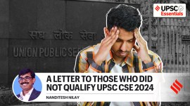 upsc cse results 2024 , letter for aspirants who did not qualify, plan b
