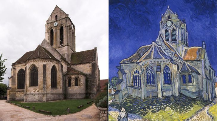 church at auvers.