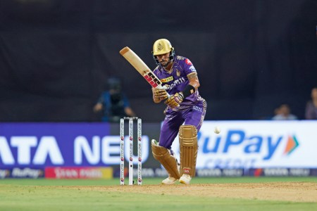 KKR's Manish Pandey in action during IPL 2025 match against MI. (Sportzpics for IPL)