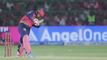 Rajasthan Royals' 14-year-old debutant Vaibhav Suryavanshi during IPL 2025 match vs Lucknow Super Giants. (Sportzpics for IPL)