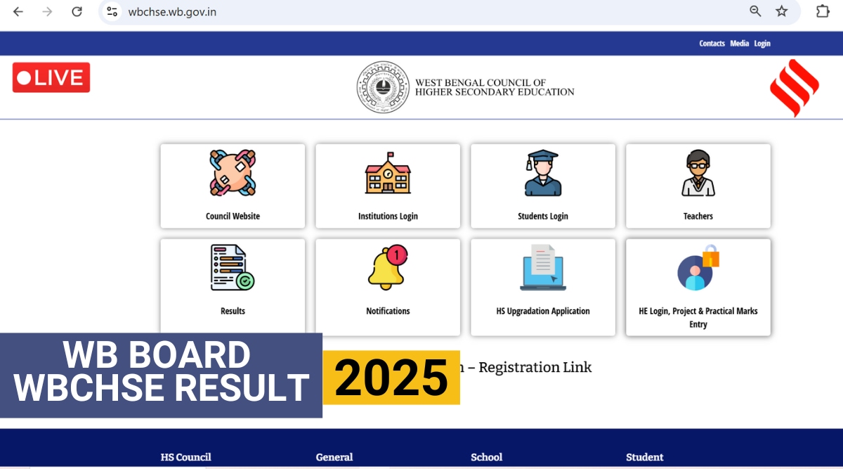 West Bengal WBCHSE HS 12th Result 2025 LIVE Updates: West Bengal Board Uchcha Madhyamik results out on May 7