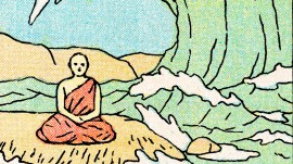 “The White Lotus” is seemingly offering a characteristic Western-liberal spin on traditional Eastern religion, Ross Douthat writes. (Alain Pilon/The New York Times)