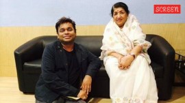 AR Rahman and Lata Mangeshkar