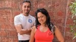 Ashwyn Barreto with Sameera Reddy