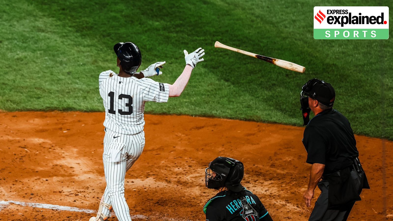 baseball, baseball bats, torpedo bats, baseball torpedo bats, 2024 Major League Baseball, torpedo bats loophole, Indian express explained, explained news, current affairs