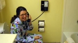 The practice of installing telephones in hotel bathrooms dates back to the mid-to-late 20th century