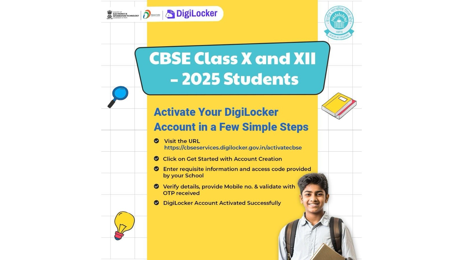CBSE Board Class 10th, 12th Result 2025: How to check CBSE results at DigiLocker