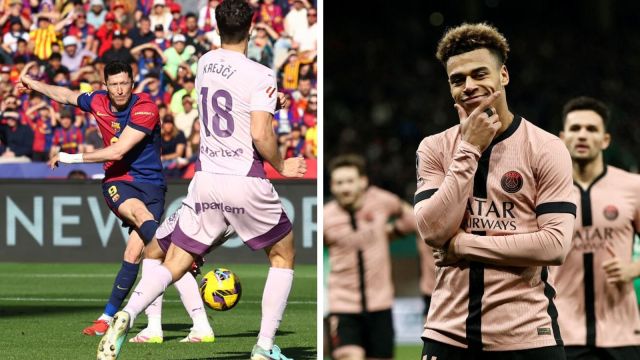 كرة القدم: برشلونة هي ثلاث نقاط من ريال مدريد في القمة في لياليجا في حين أن لقب دوري الدرجة الأولى 1 هو نتيجة فردية مع تقدم PSG 21 نقطة. (رويترز)