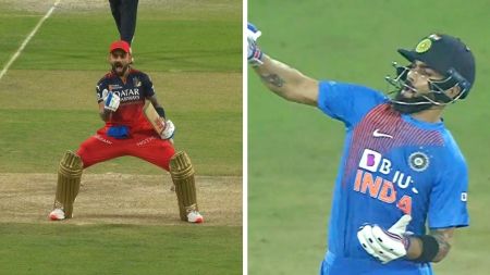 Virat Kohli has pulled off several 'revenge' celebrations, with a couple of cameos coming up in IPL 2025 too. (BCCI)