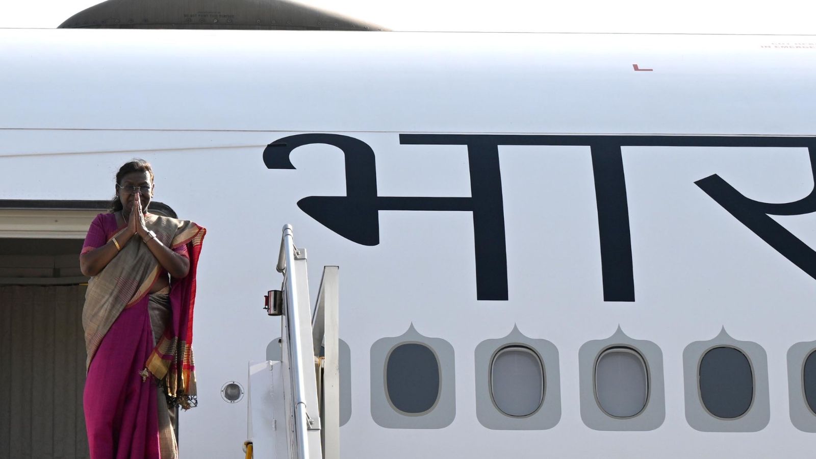 President Murmu arrives in Portugal on first leg of two-nation visit
