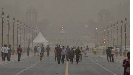 Delhi flights delayed after dust storm