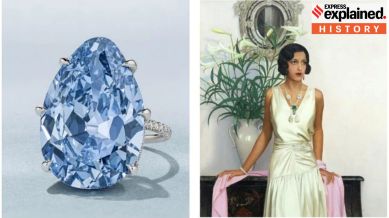 Golconda Blue, Fancy Vivid Blue Diamond, Vivid Blue Diamond, Blue Diamond, Christie’s, diamonds in Golconda, Golconda, diamonds, Indian express news, current affairs