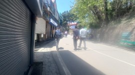 himachal pradesh, markets, mall road shimla, bandh, indian express
