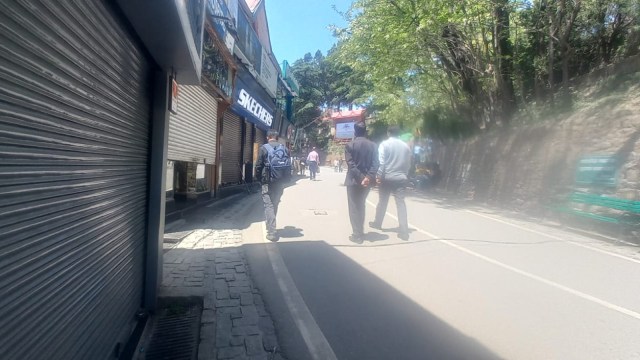 himachal pradesh, markets, mall road shimla, bandh, indian express