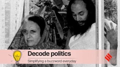 Yoga guru Dhirendra Brahmchari with Indira Gandhi (Photo - Dhirendra Brahmchari Foundation)