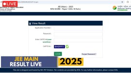 JEE Main 2025 result live