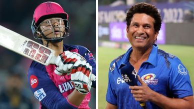 Sachin Tendulkar led the praise for 14-year-old Vaibhav Suryavanshi's IPL century on social media. (BCCI)