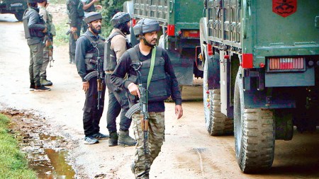 Bandipora encounter, Bandipora district encounter, Hizbul Mujahideen militant, militant, Bandipora, Bandipora district, Indian express news, current affairs